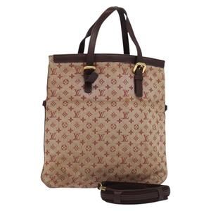 LOUIS VUITTON Monogram Mini Franoise Bag 2way Red Cherry M92210 LV Auth bs24722